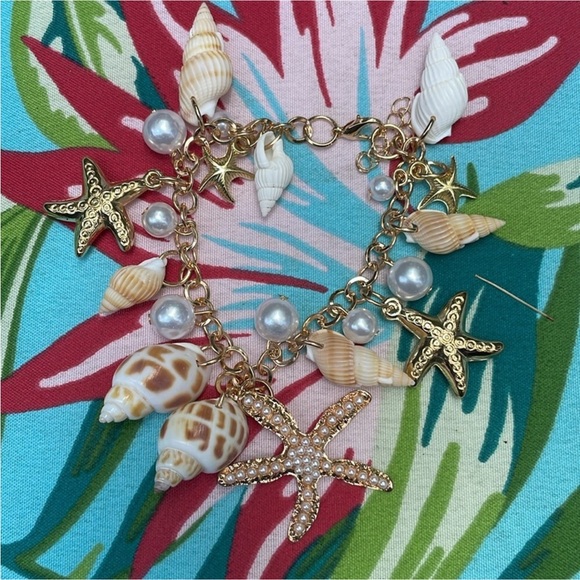Bohemian Starfish Shell Bracelet Summer Beach Vacation Decor Jewelry - Picture 7 of 10